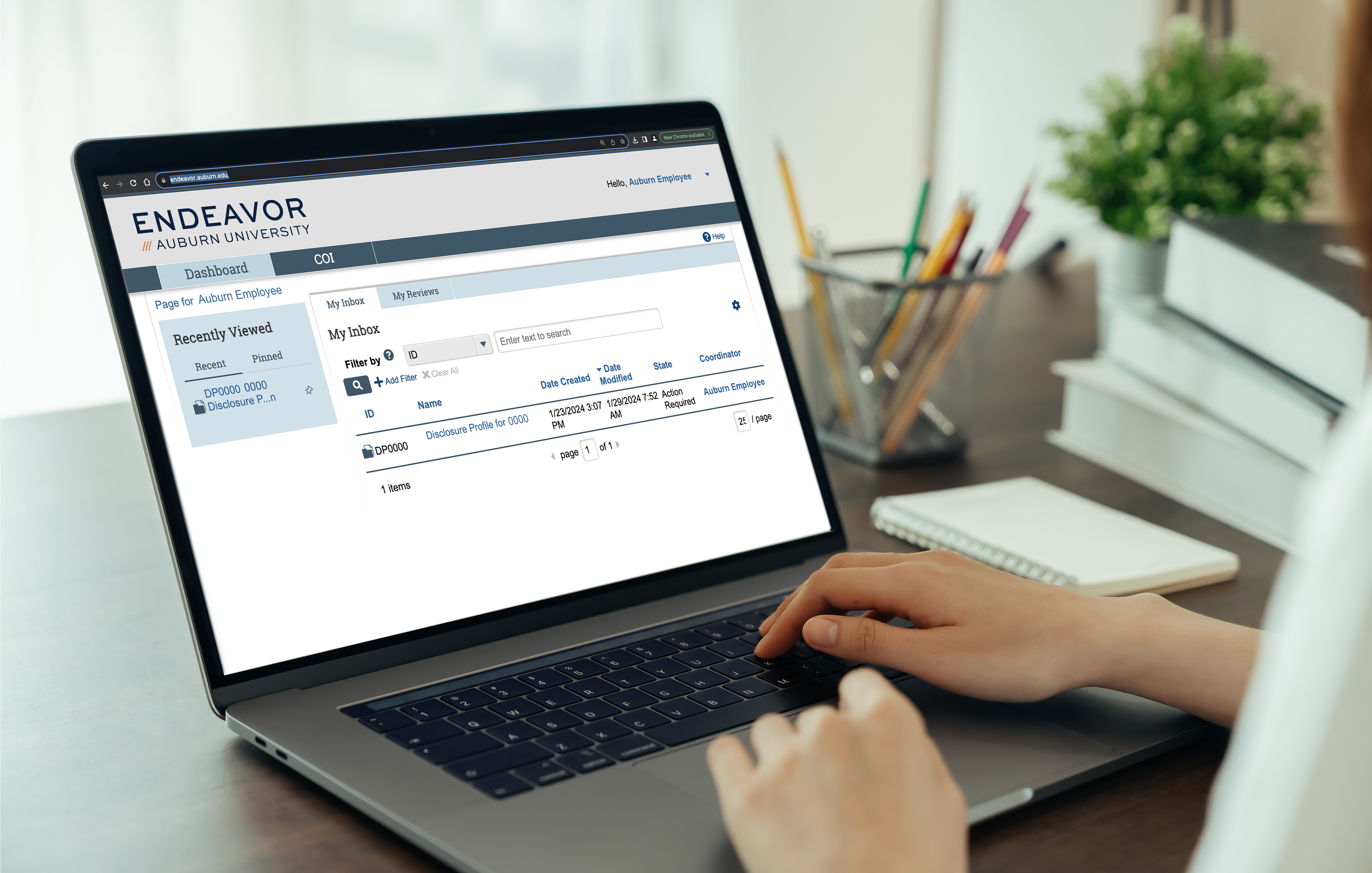 ENDEAVOR webpage