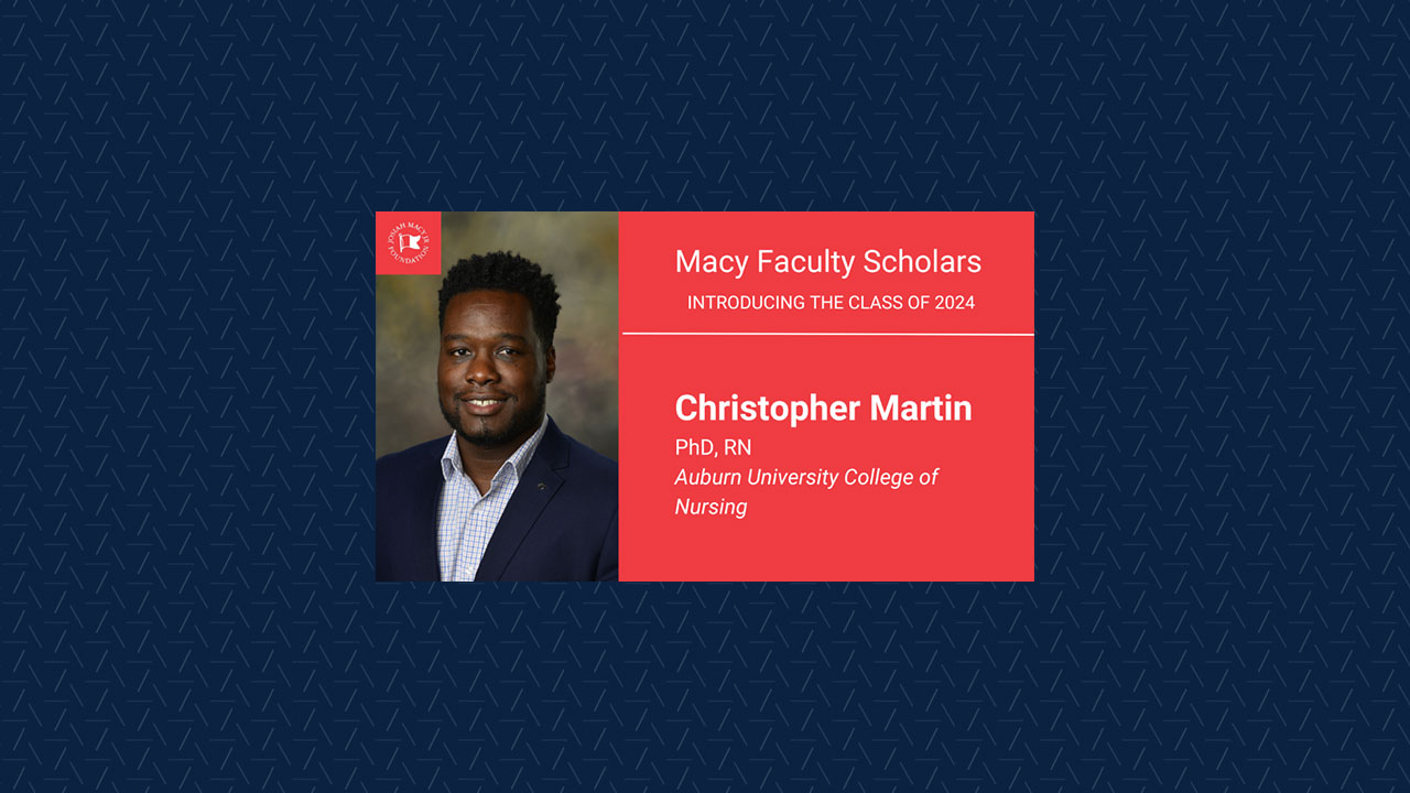 Chris Martin, assistant clinical professor in the College of Nursing
