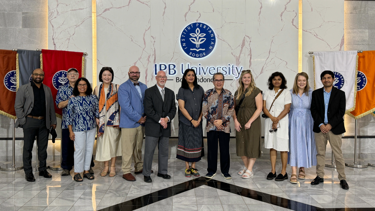 Provost and AU faculty meet with IPB University; Dramaga, Indonesia