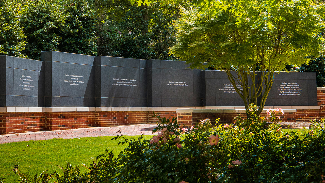 Garden of Memory Creed Wall