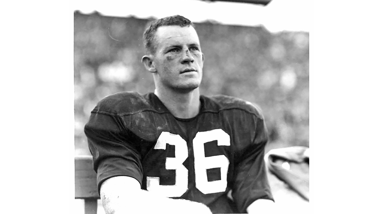 John McGeever in Auburn football uniform circa 1961