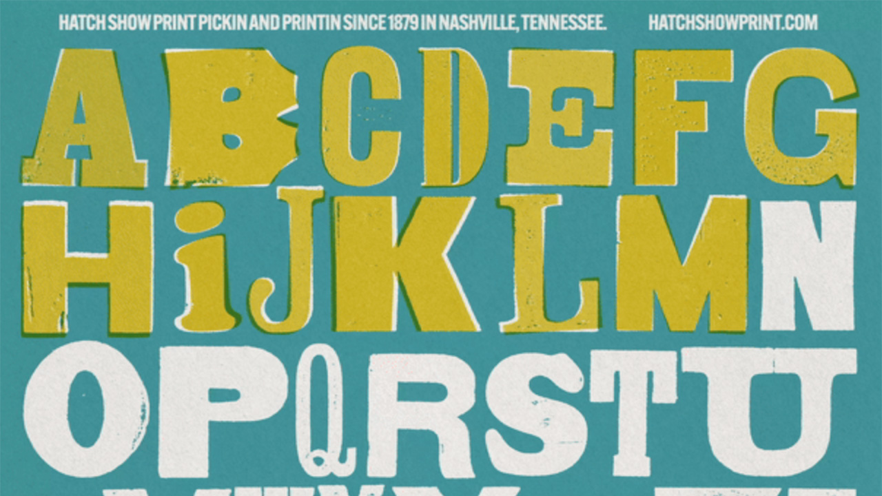 Hatch Show Print Poster by Ainsley Stewart 