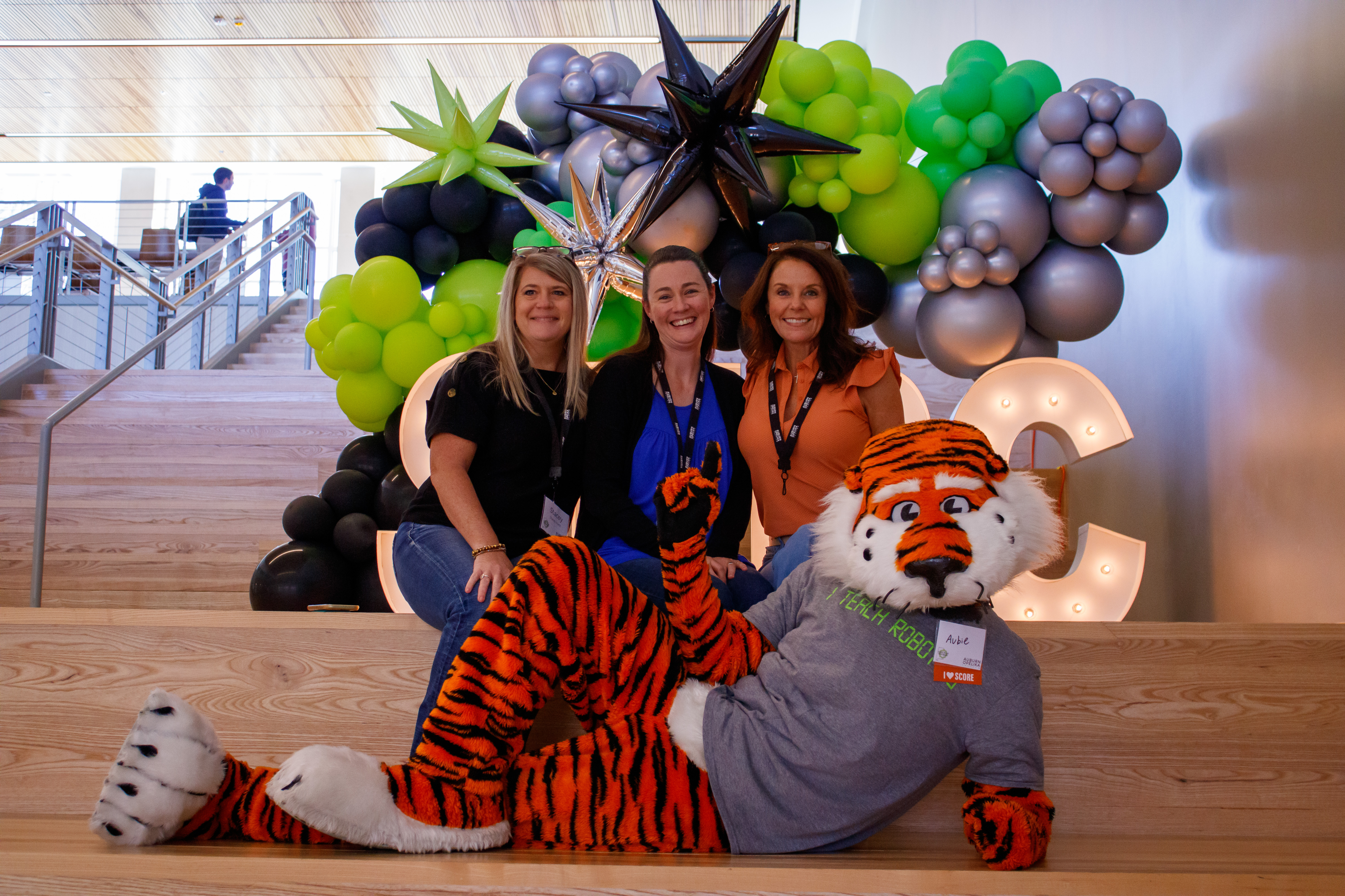 Everyone’s favorite mascot, Aubie, enjoyed his time at SERC.
