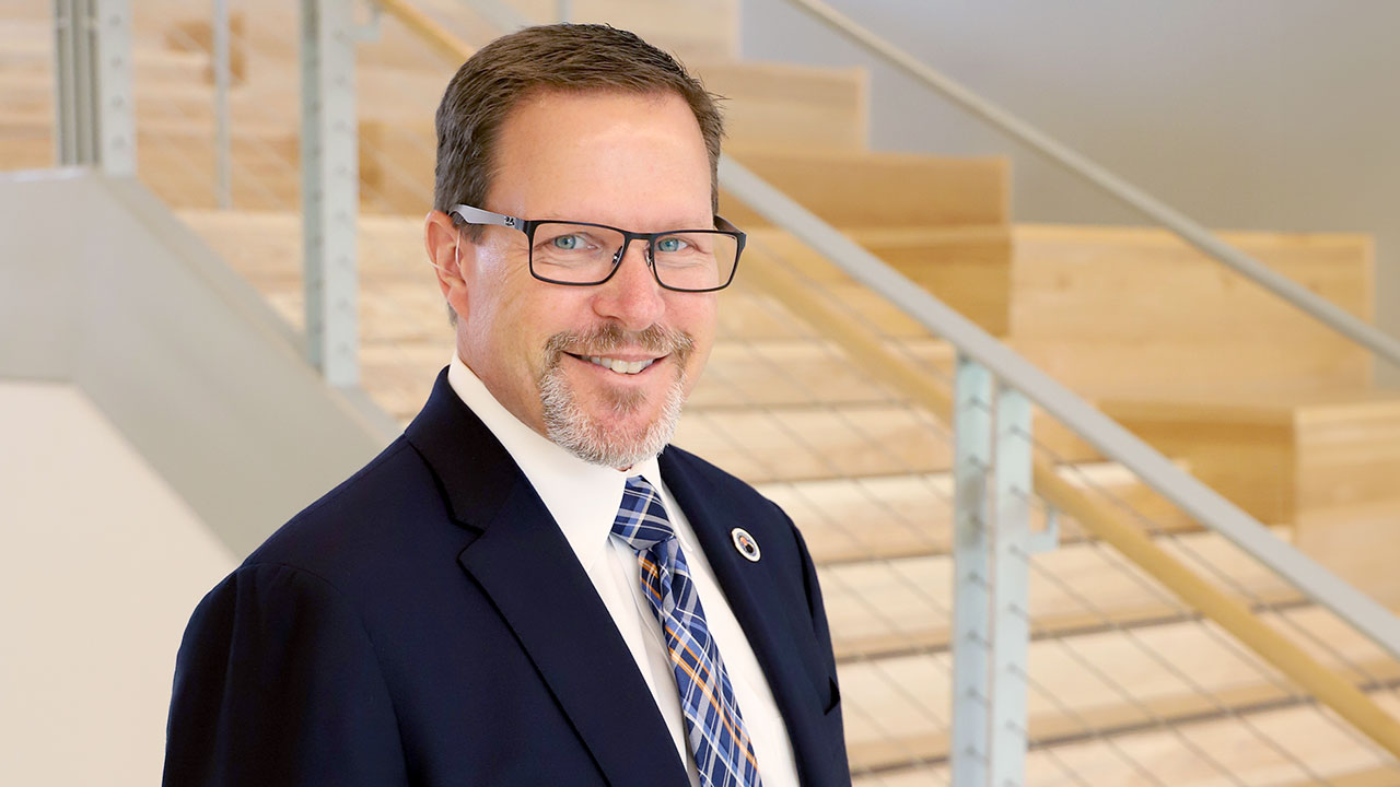 Dean Jeffrey Fairbrother is pictured inside a building.
