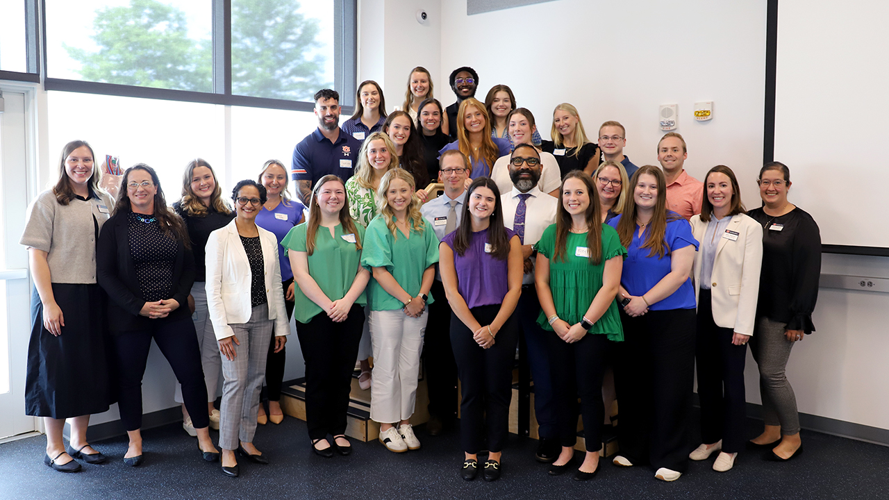 First cohort of physical therapy students and instructors