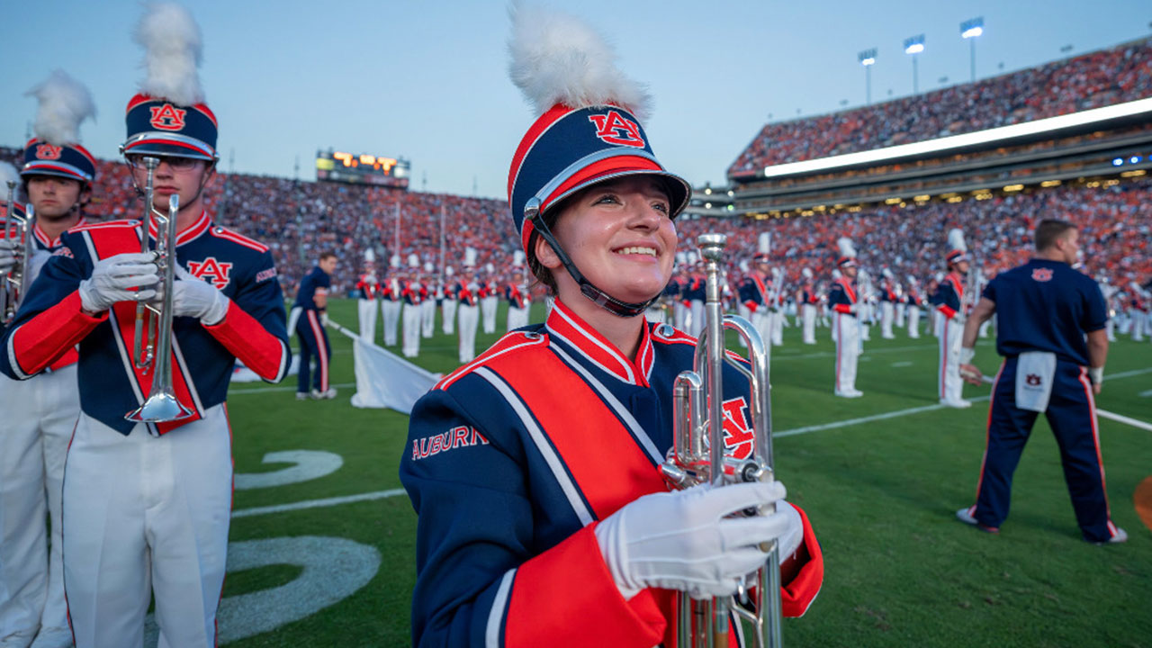 Julia Wright is pictured on Auburn