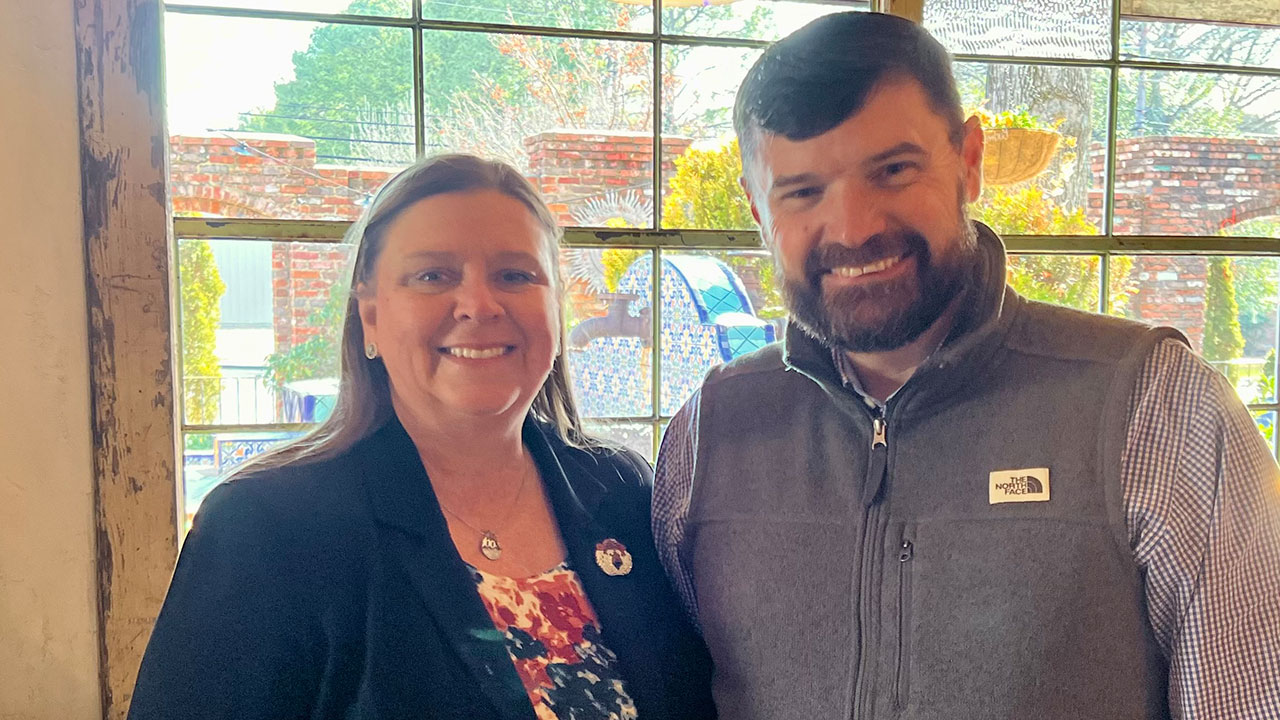 Susan Askew and Adam Wade