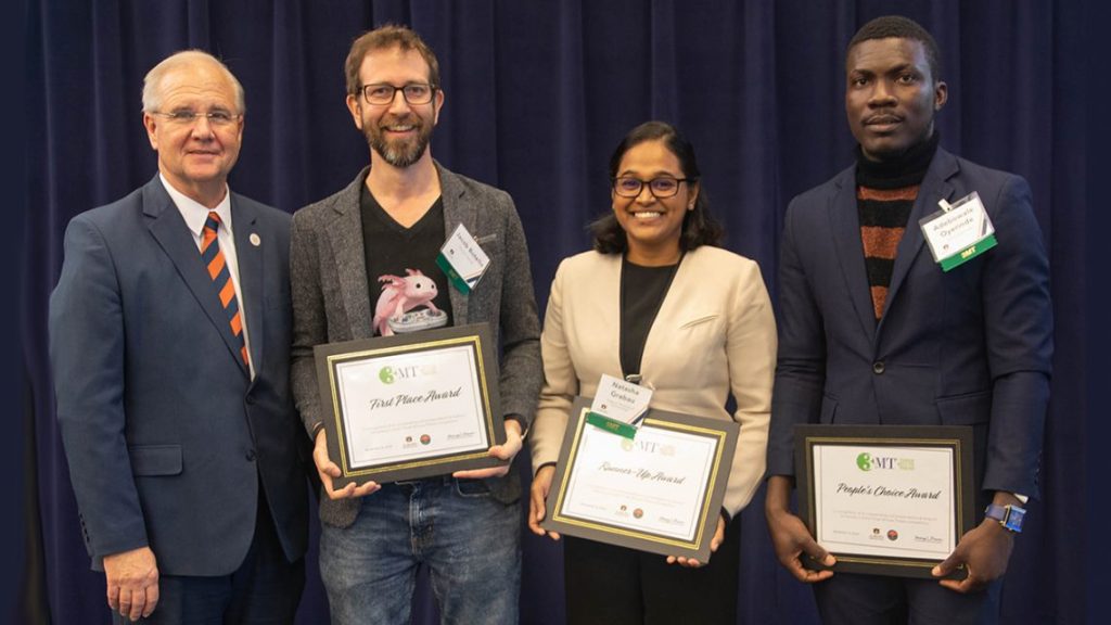 George Flowers, Jacob Botello, Natasha Grabau, and Adebowale Oyerinde