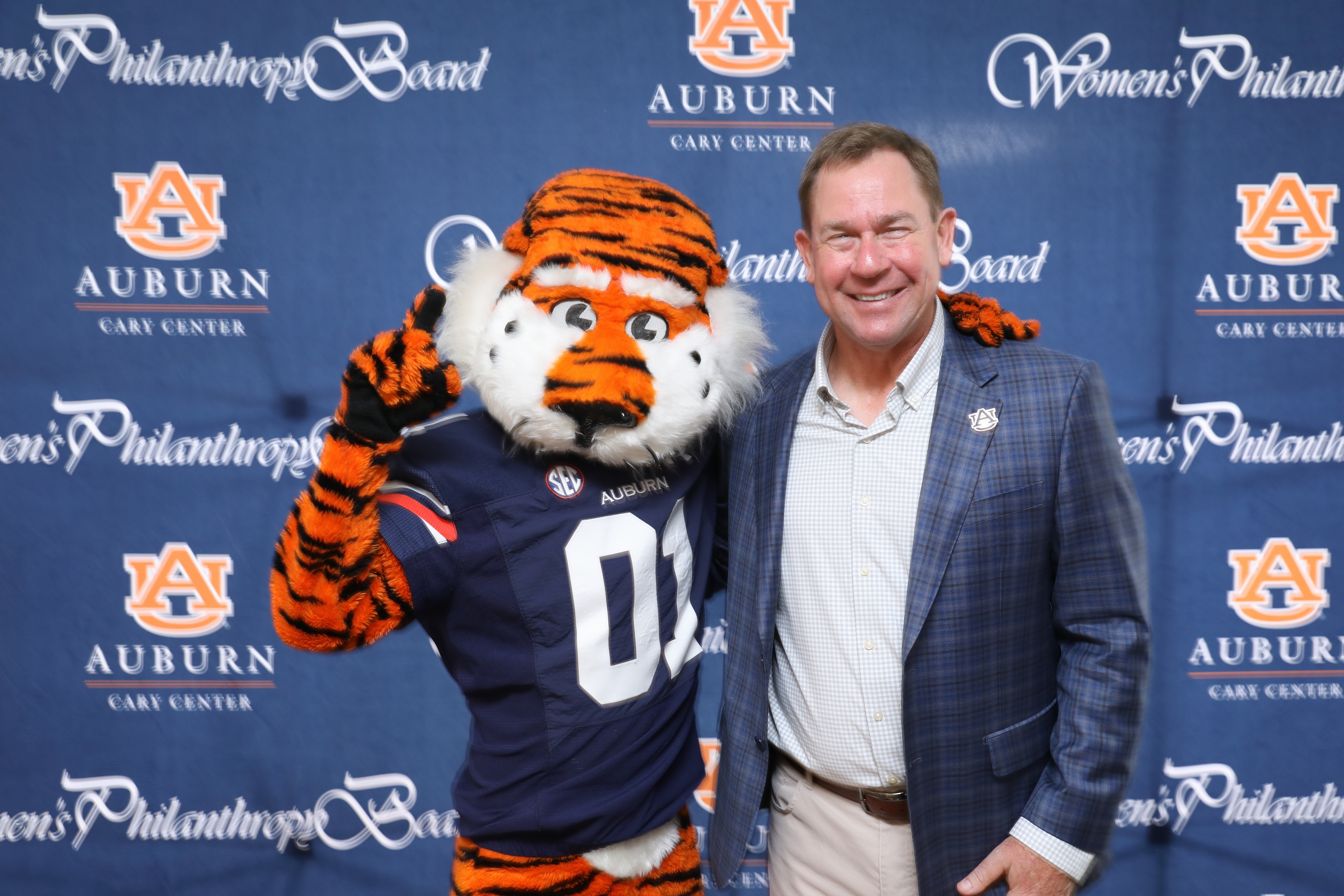 John Cohen with Aubie