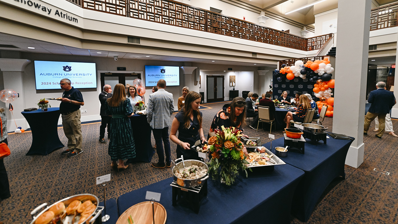 Attendees gather at the College of Human Sciences 2024 Scholarship Reception.