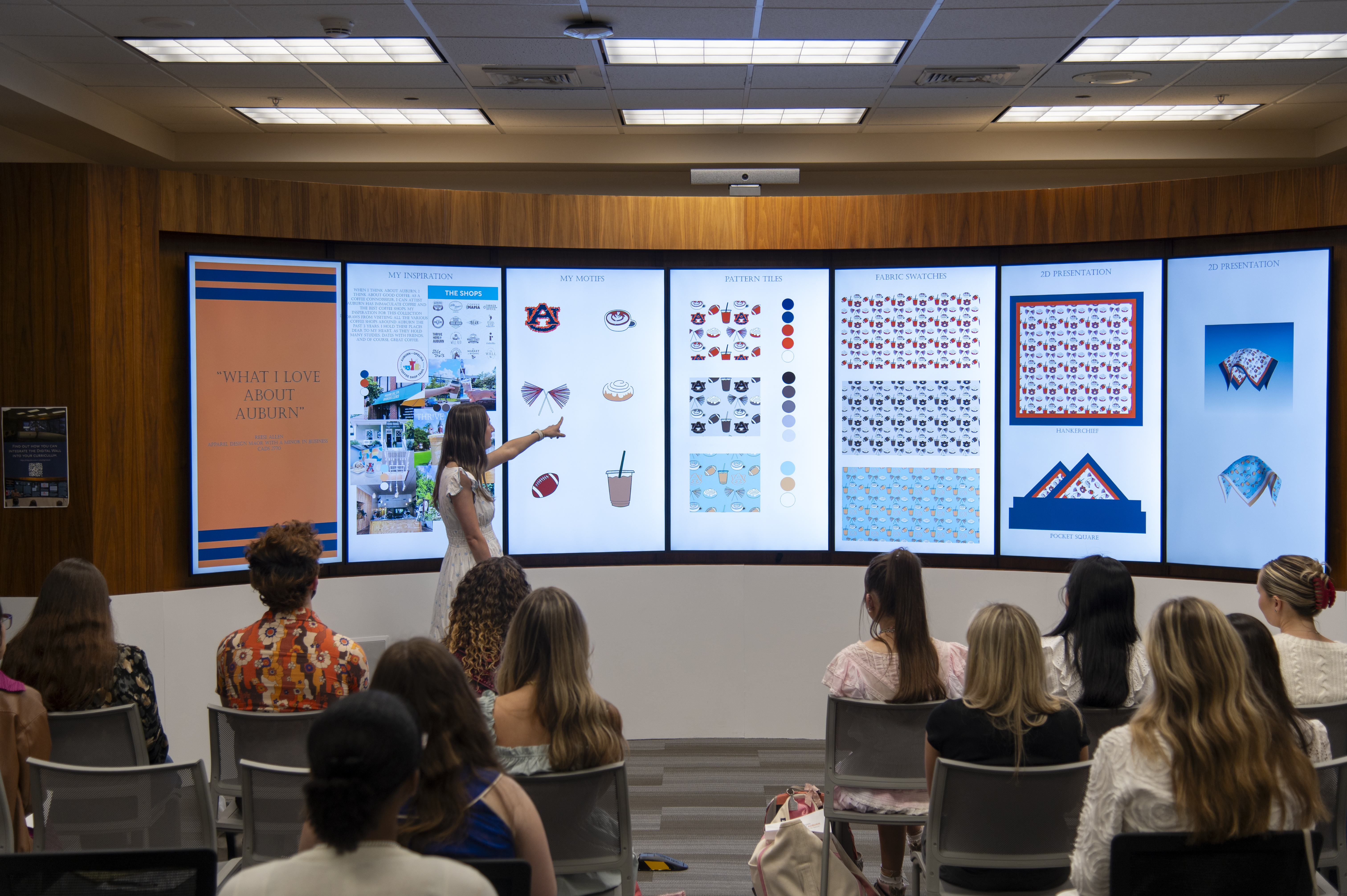College of Human Sciences apparel merchandising, design and production management students compete in a 2025 Design Challenge.