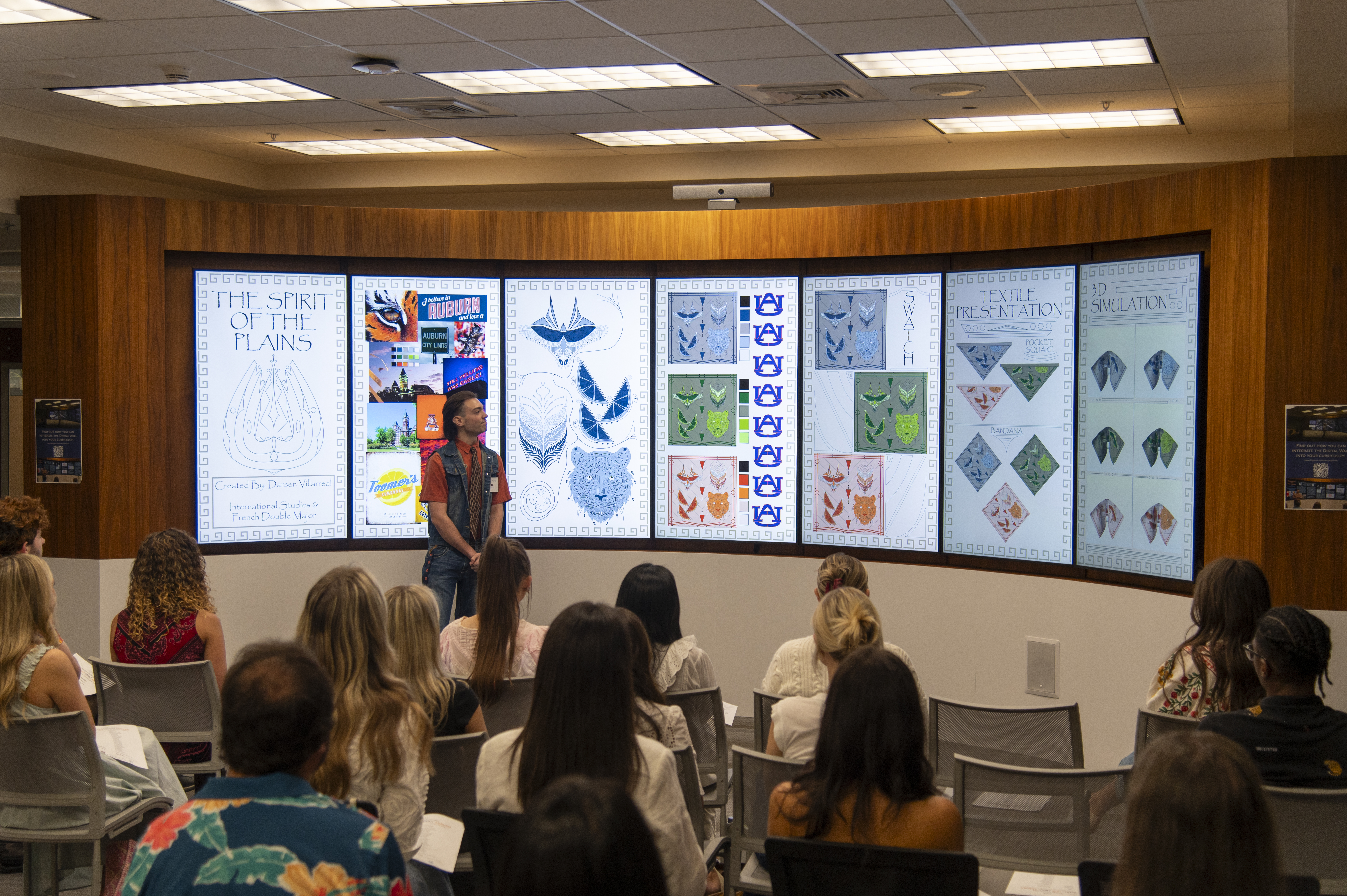 College of Human Sciences apparel merchandising, design and production management students compete in a 2025 Design Challenge.