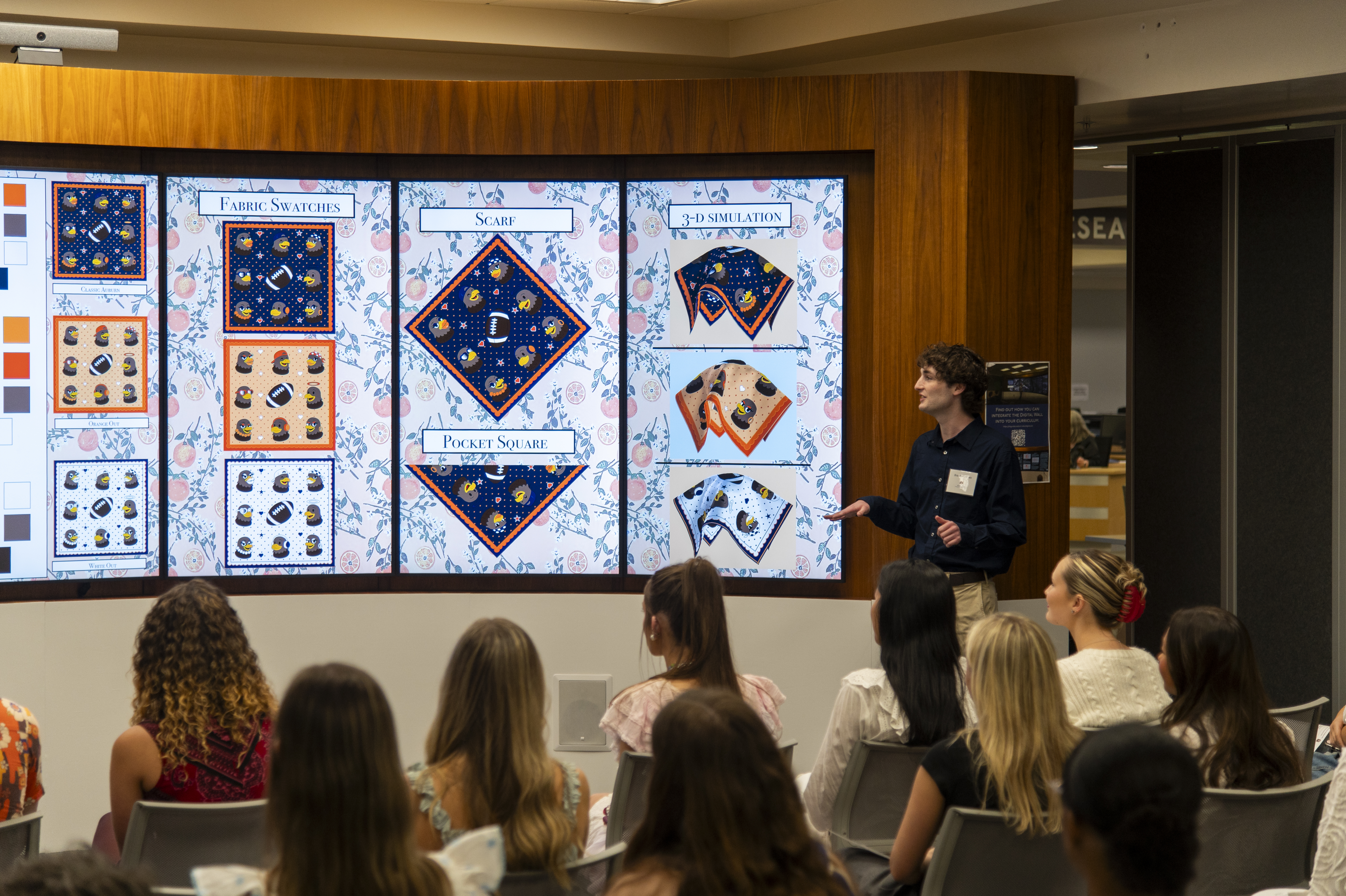 College of Human Sciences apparel merchandising, design and production management students compete in a 2025 Design Challenge.