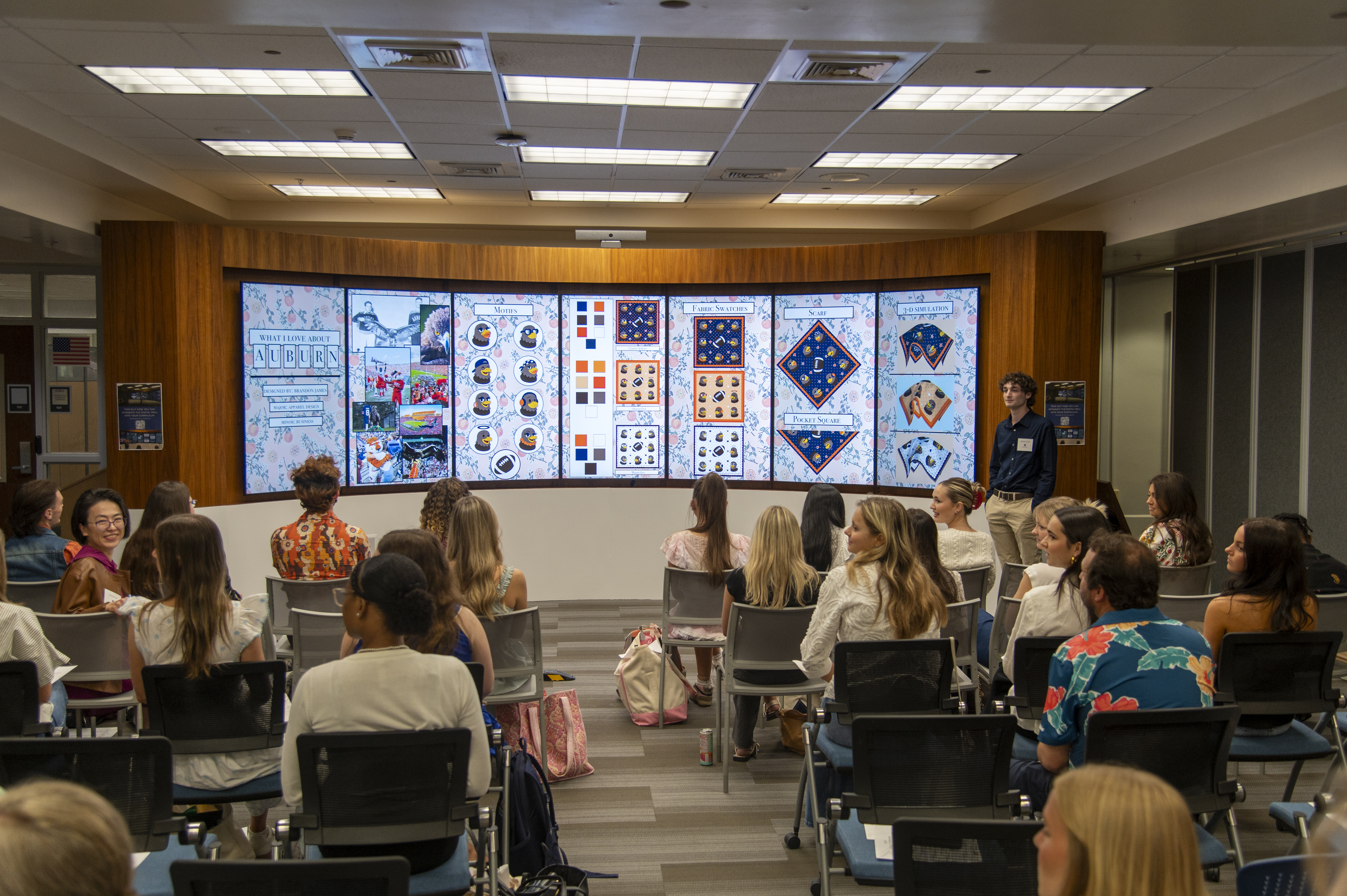 College of Human Sciences apparel merchandising, design and production management students compete in a 2025 Design Challenge.
