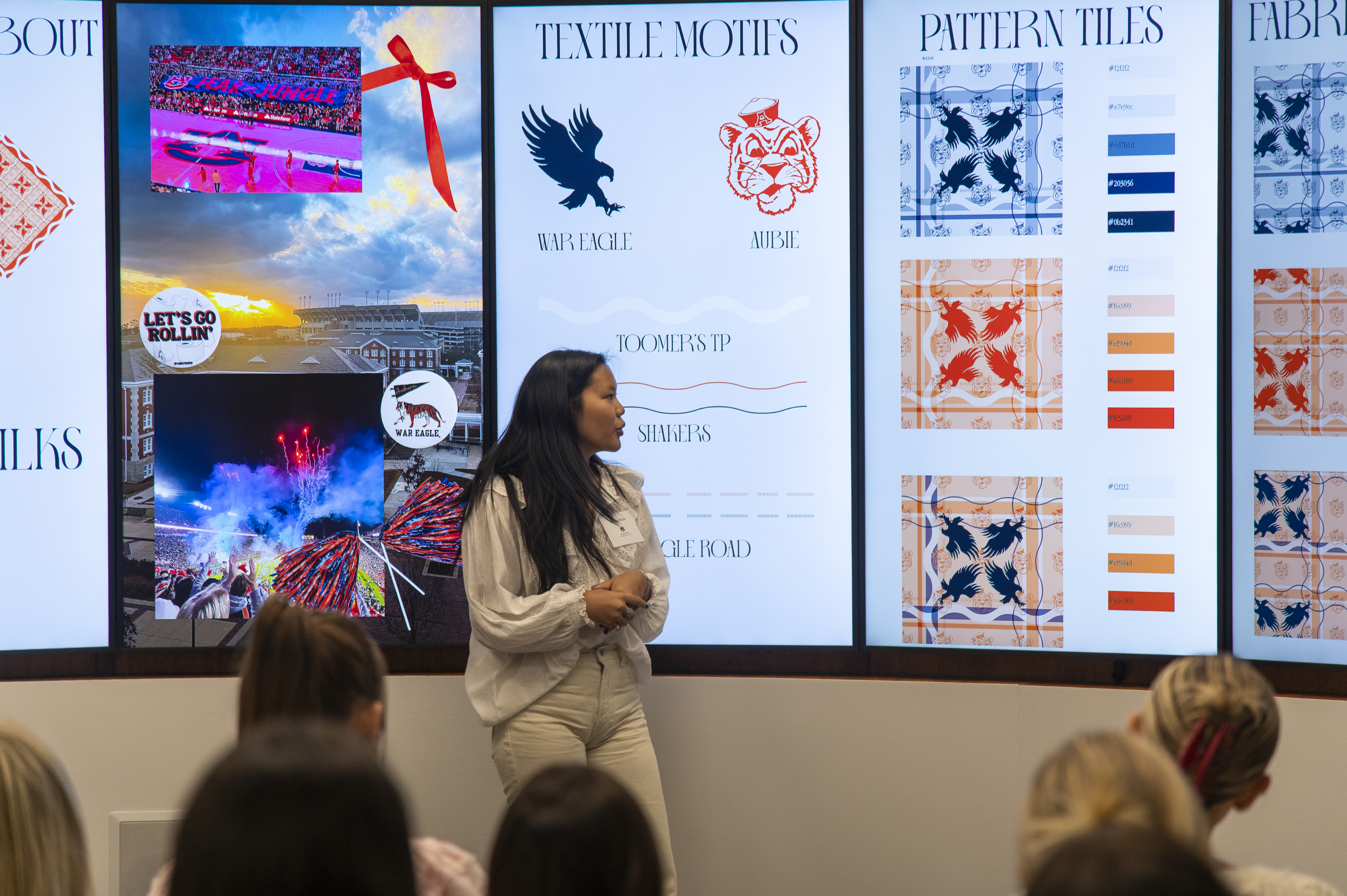 College of Human Sciences apparel merchandising, design and production management students compete in a 2025 Design Challenge.