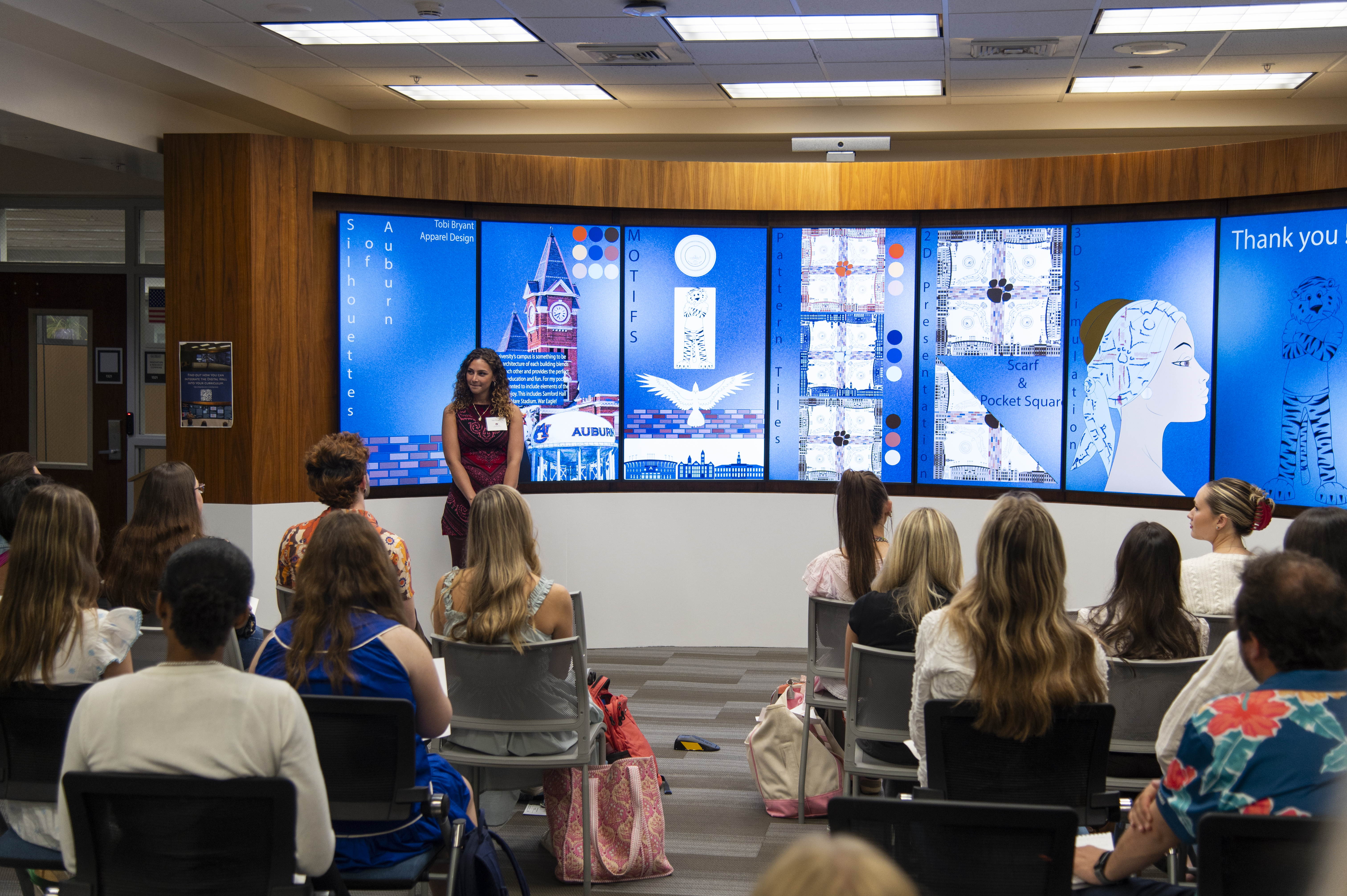 College of Human Sciences apparel merchandising, design and production management students compete in a 2025 Design Challenge.