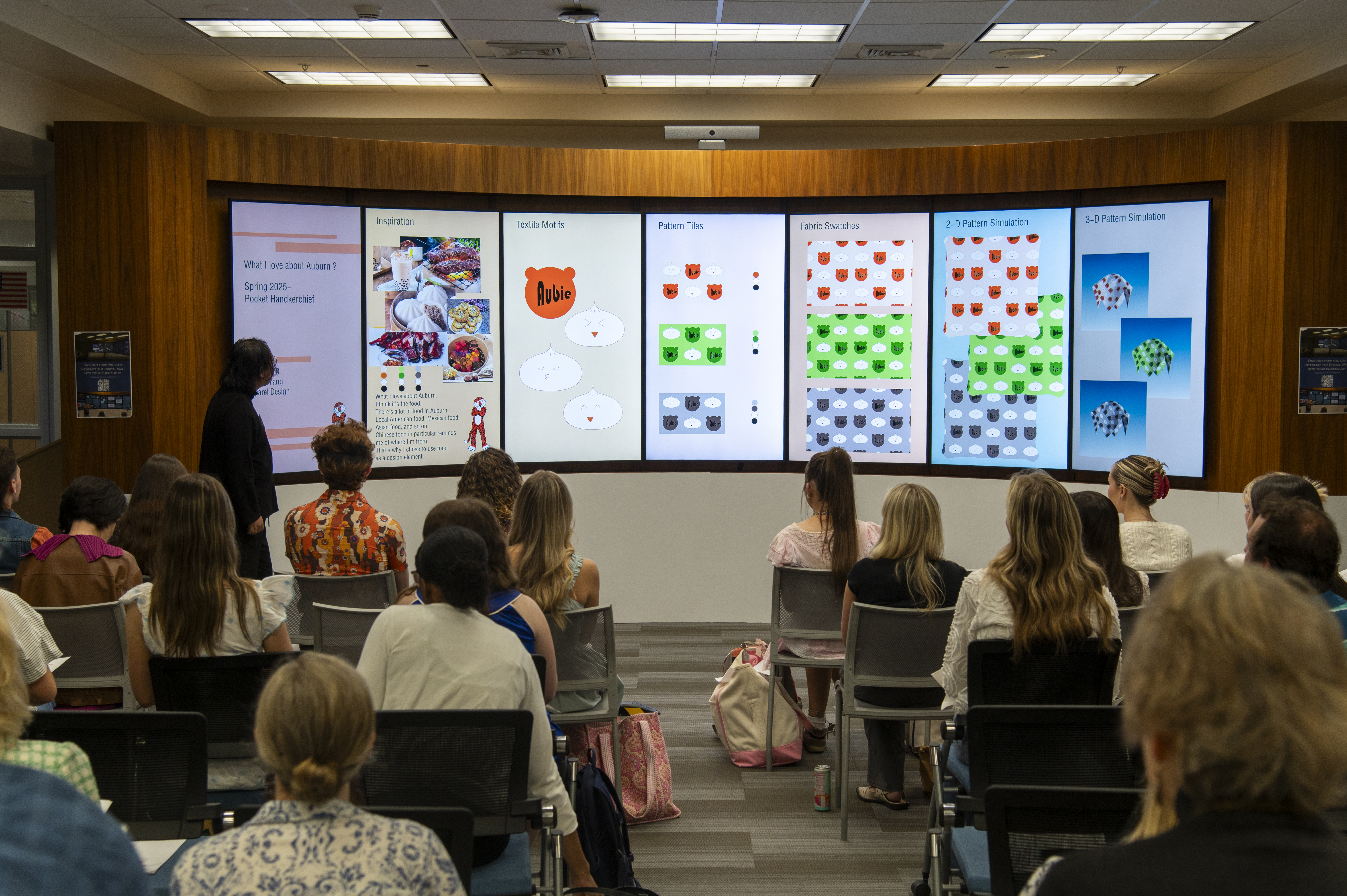College of Human Sciences apparel merchandising, design and production management students compete in a 2025 Design Challenge.