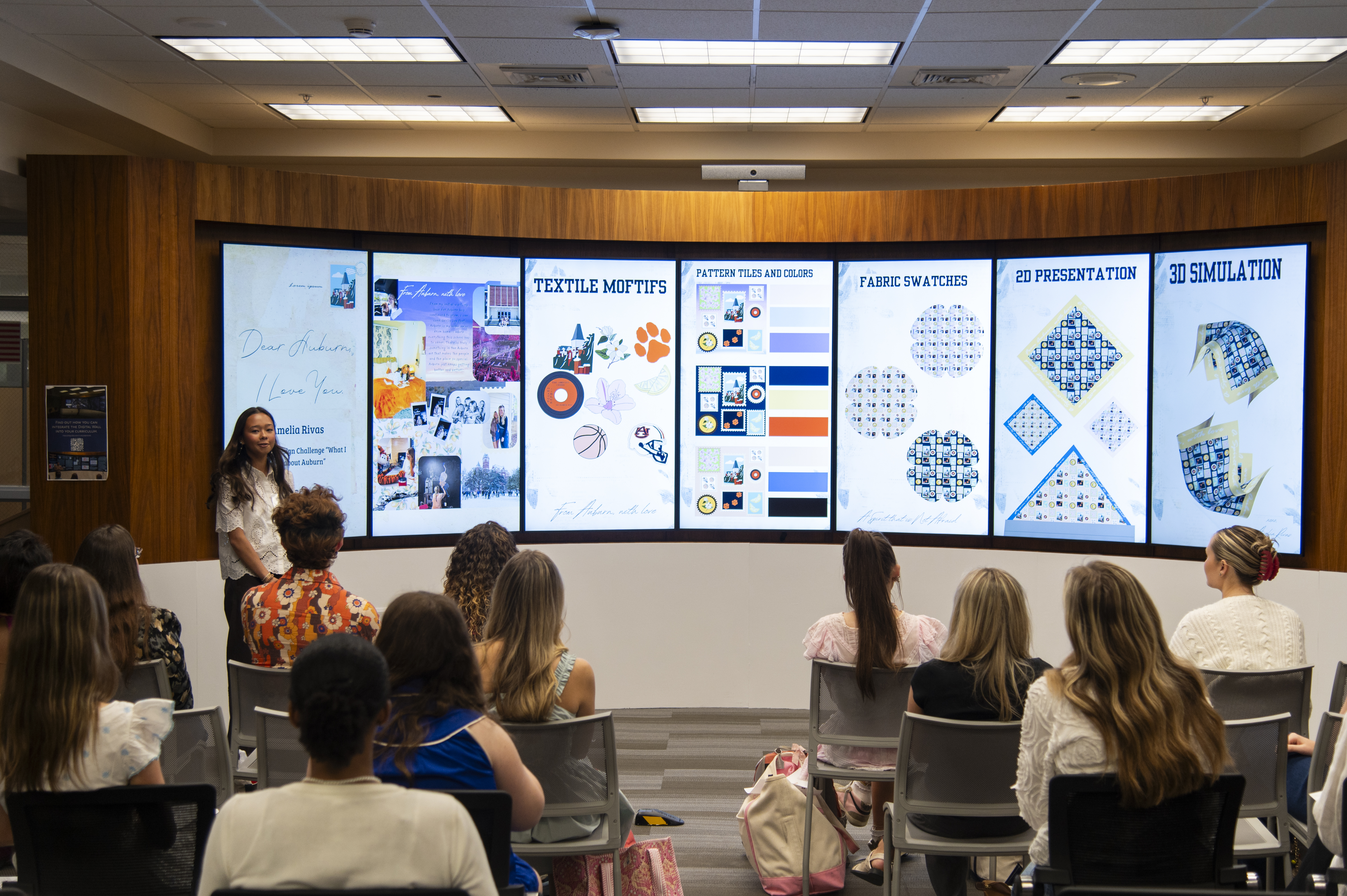 College of Human Sciences apparel merchandising, design and production management students compete in a 2025 Design Challenge.