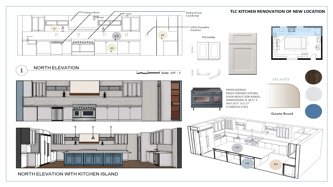 The new location, in place of their current nursery, that may be converted into a kitchen. 