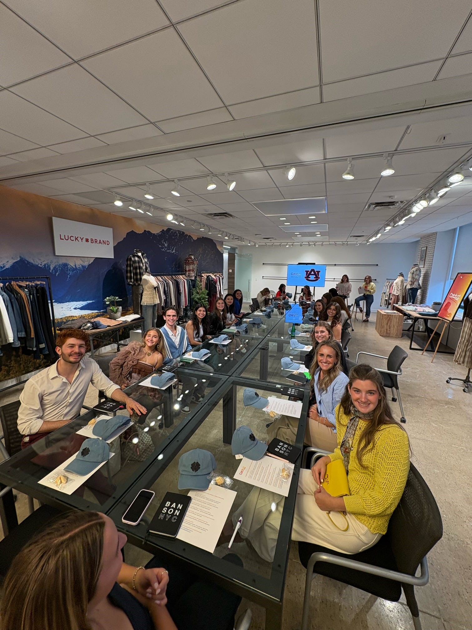 Students visit Catalyst Brands as part of the NYC Study Tour
