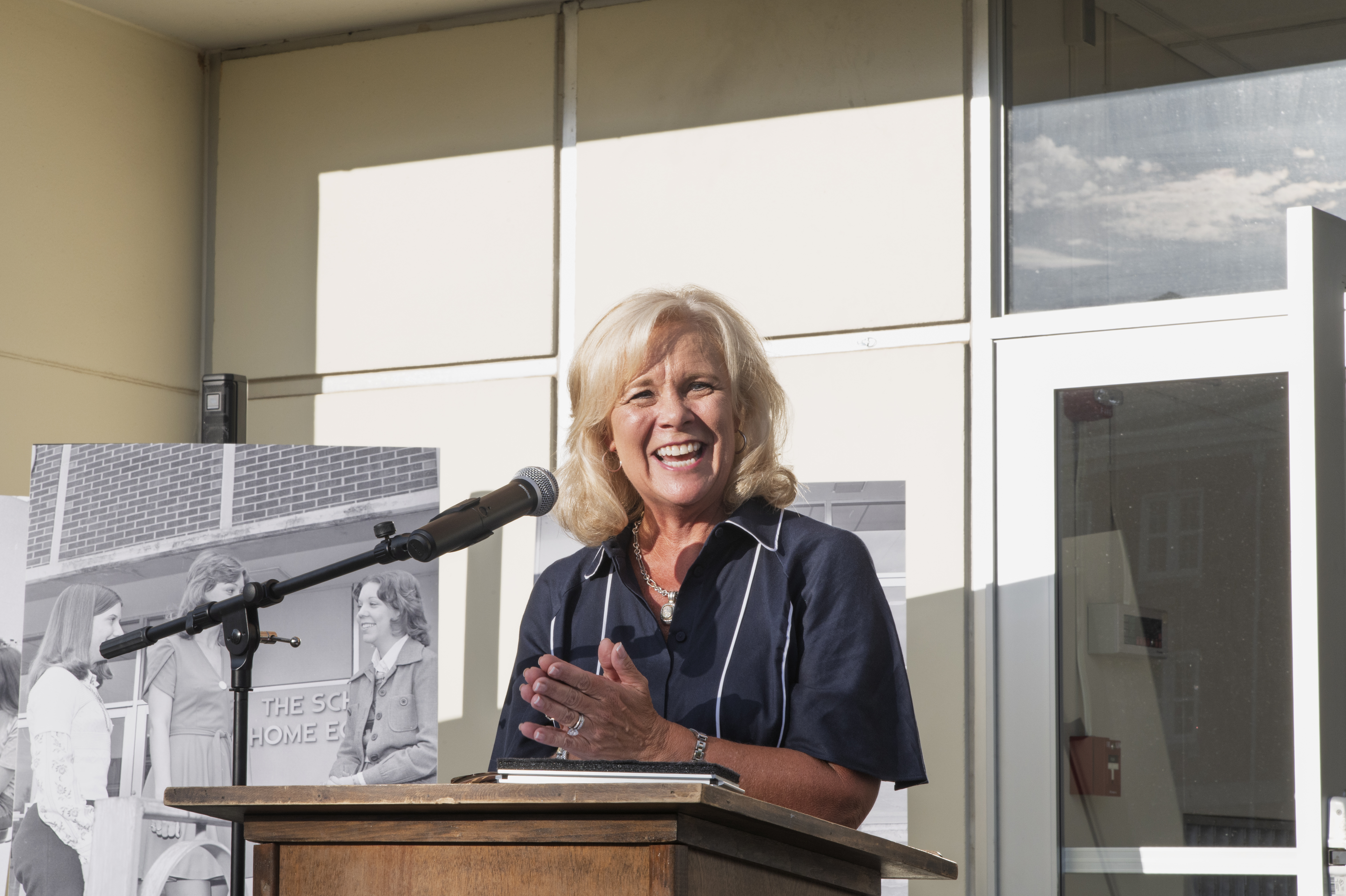 College of Human Sciences Dean Susan Hubbard addressed the crowd
