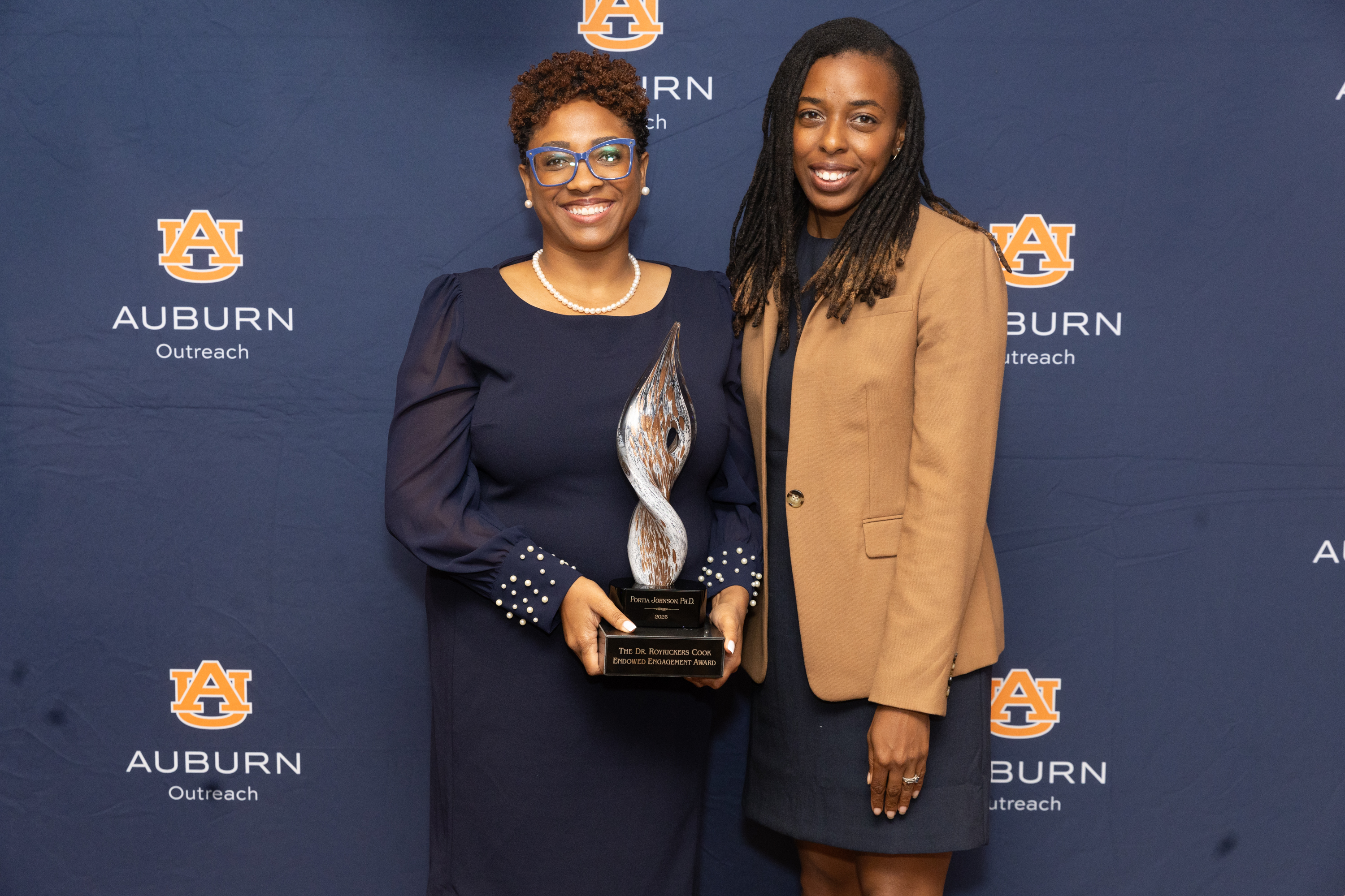 Portia Johnson with Dr. Adrienne Duke Marks