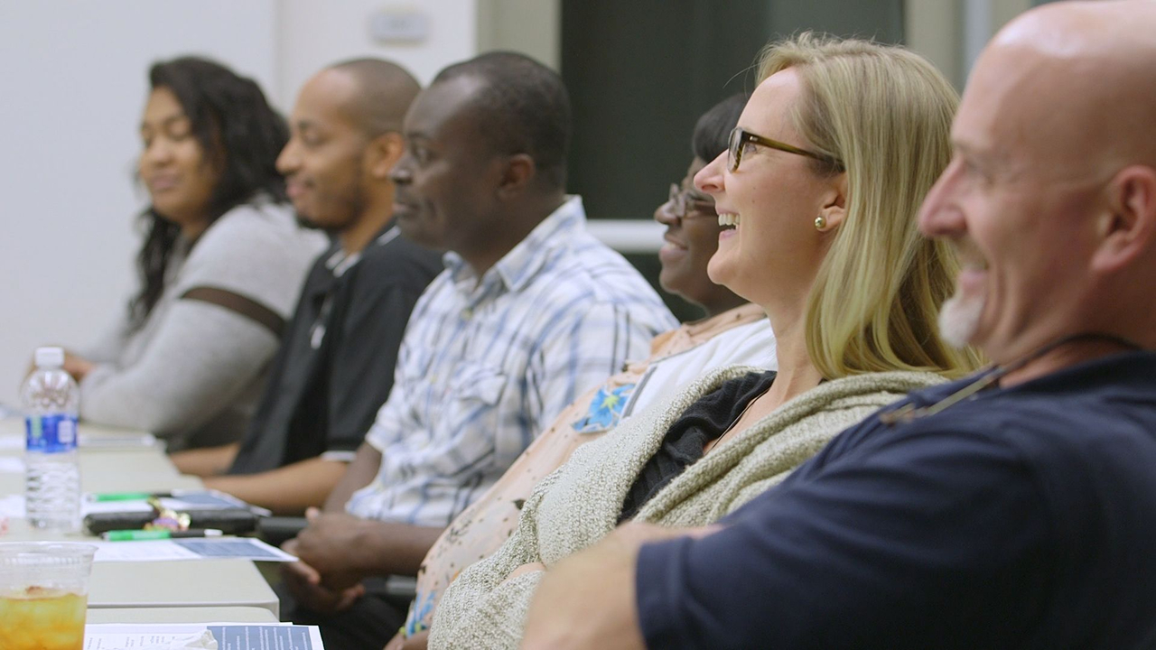 Couples attend one of the AHMRE classes