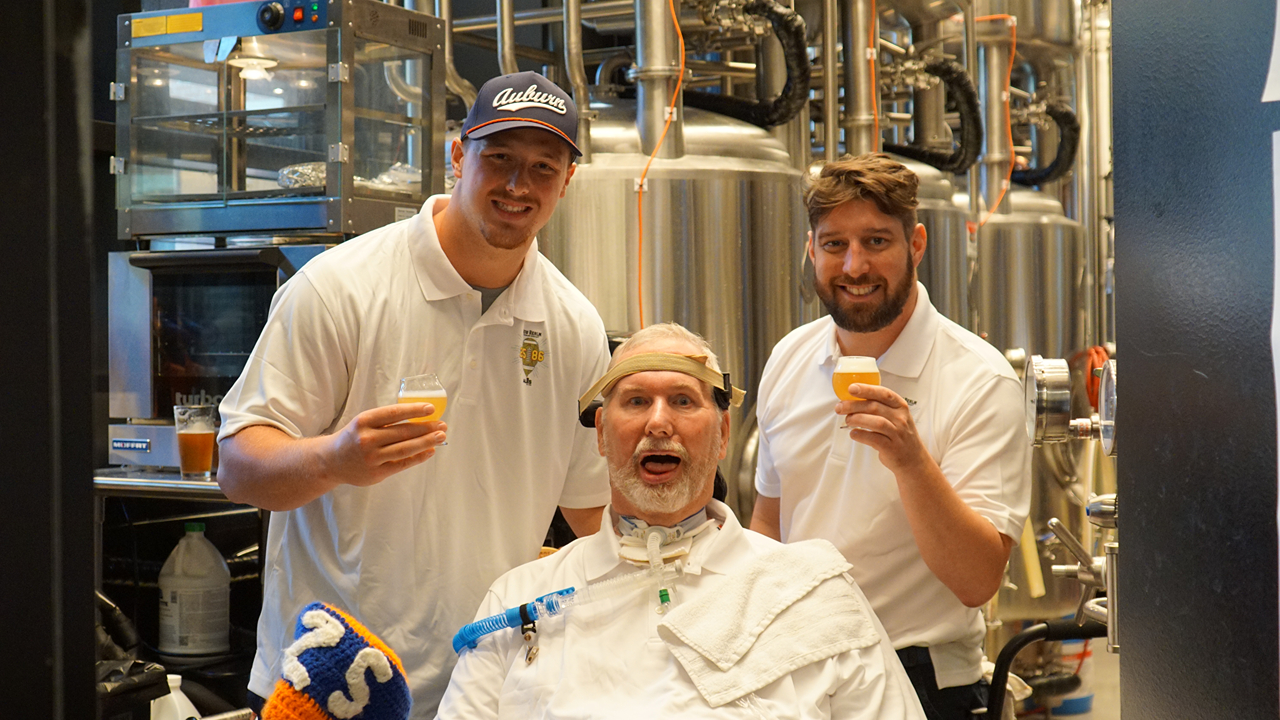Luke Deal, Drew Kostic and Gary Godfrey supporting Ales for ALS Fest