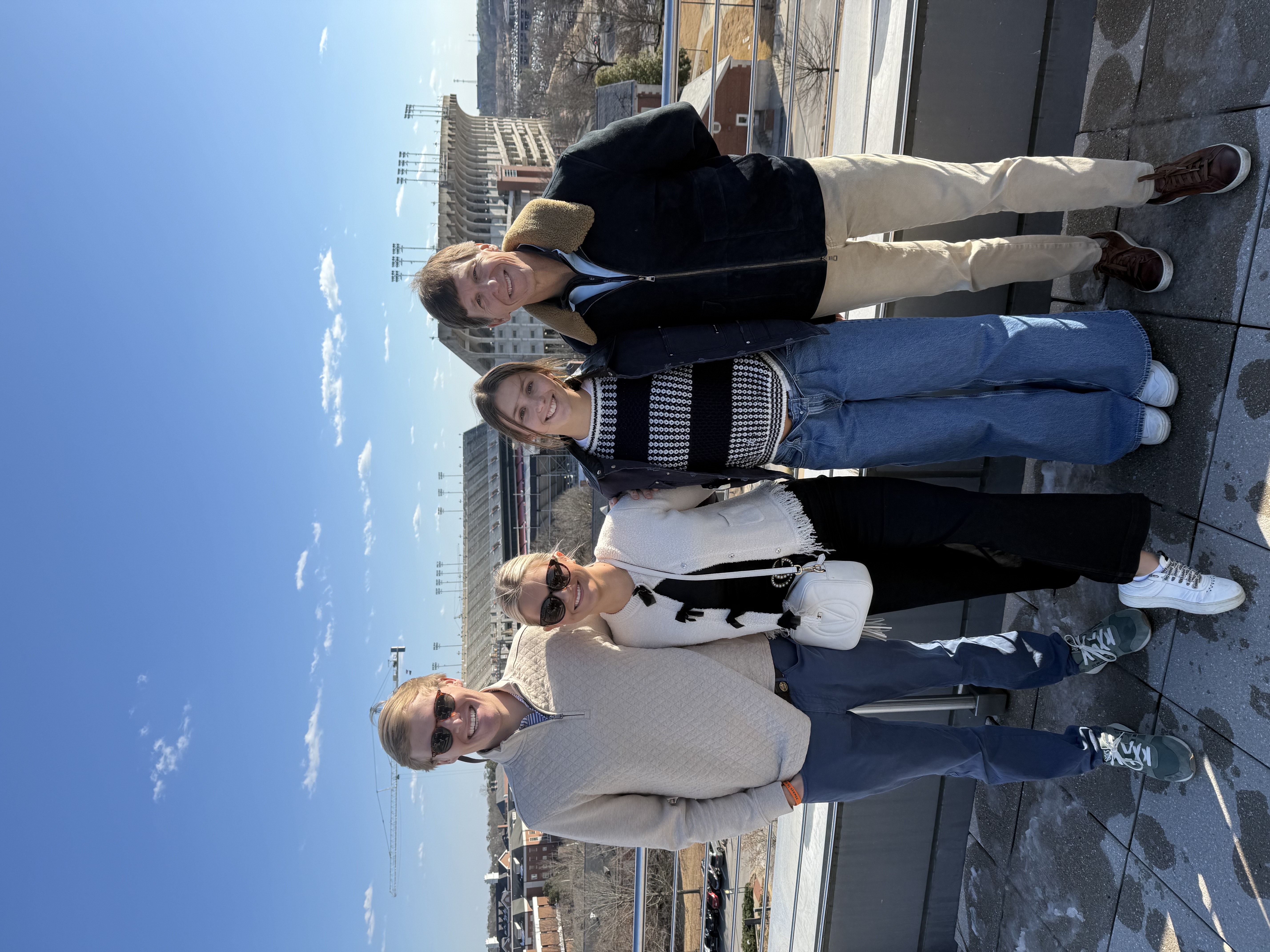 Dan Arnold with family.