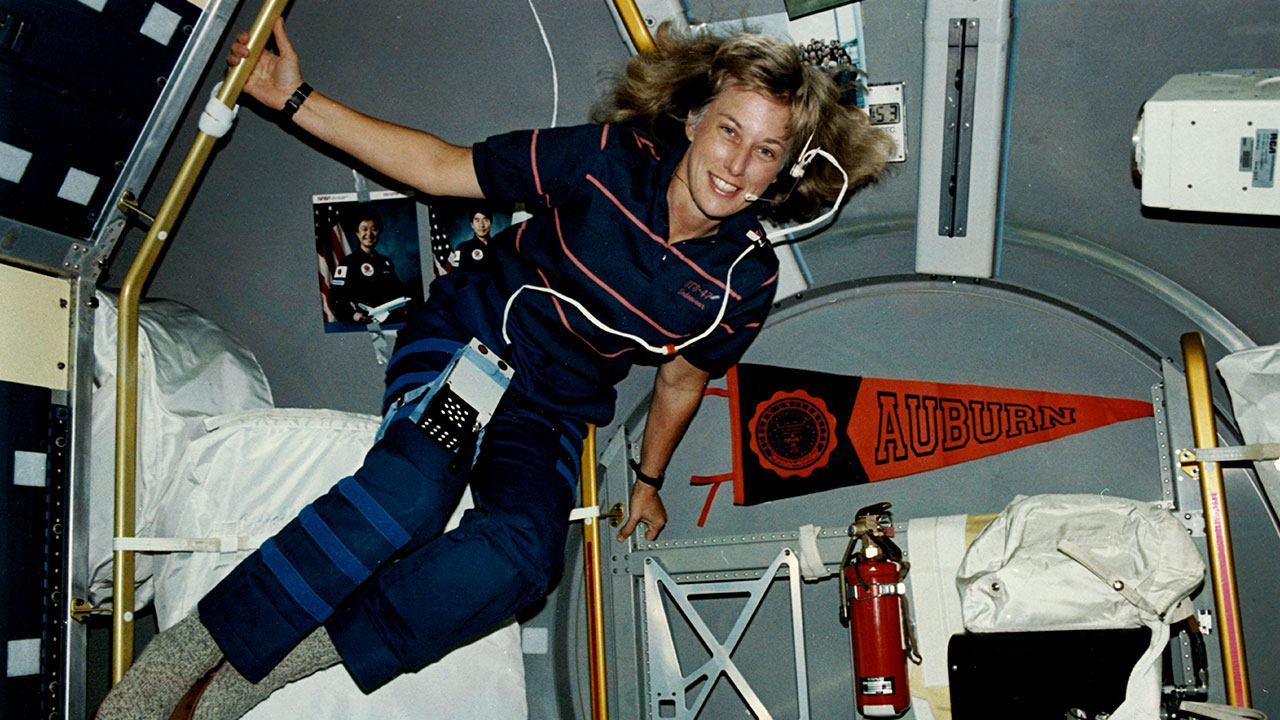 Jan Davis in space