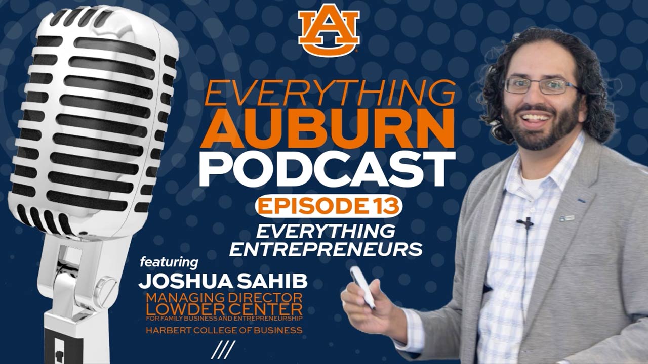 Graphic promoting podcast with picture of Joshua Sahib