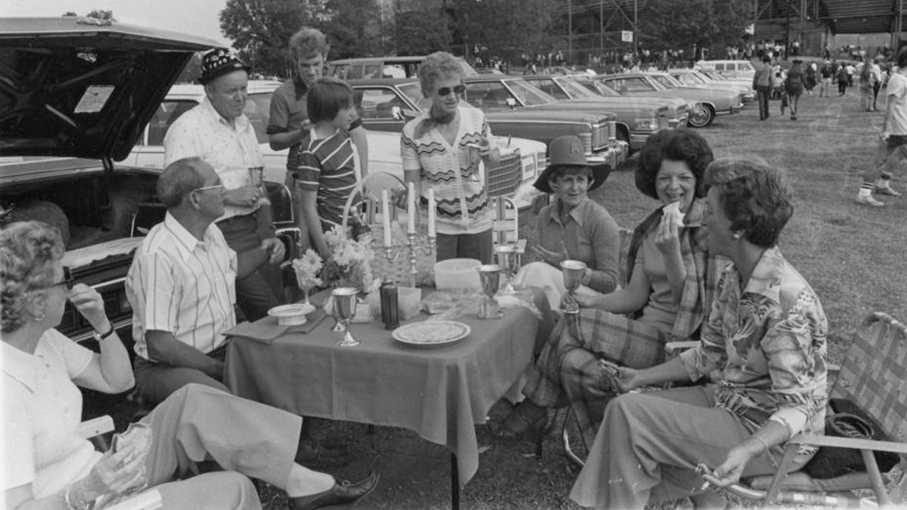 Tailgates of yore were often banquets fit for royalty. 