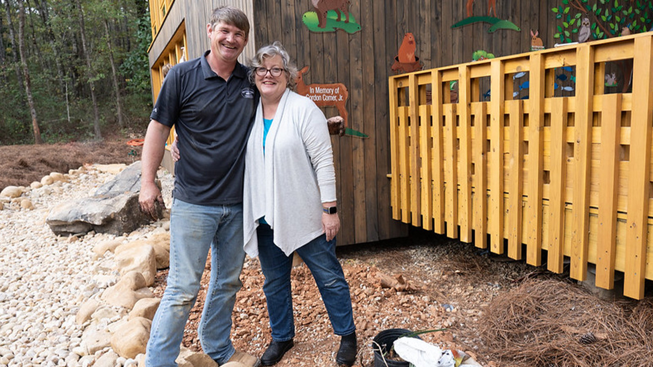 The Johnny Lawrence Memorial Rain Garden at Auburn's Kreher Preserve and Nature Center