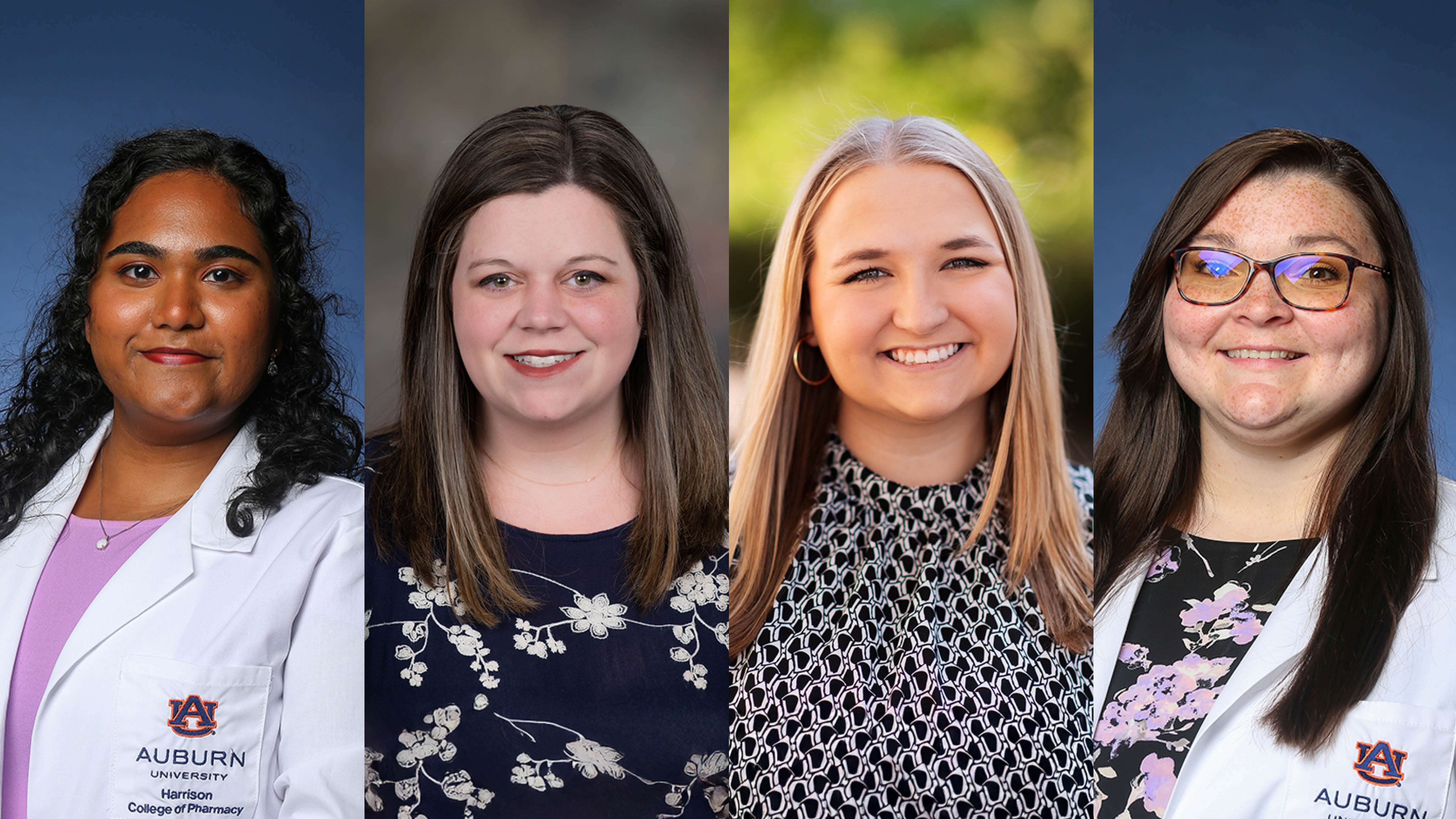 Raveena Baskaran, Abby Bell, Kensley Brewis and Elizabeth Speight, from left to right.