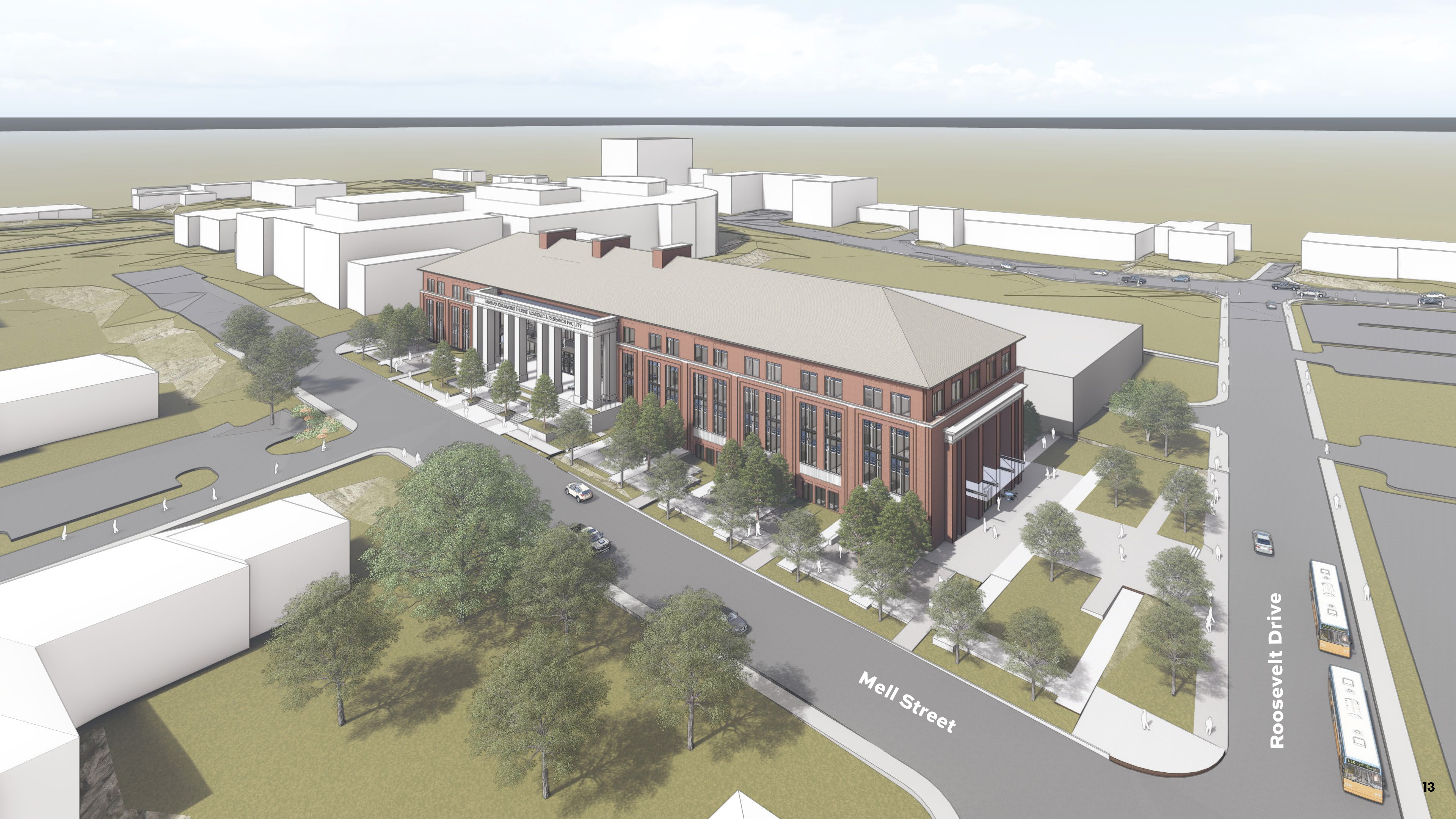rendering of the building
