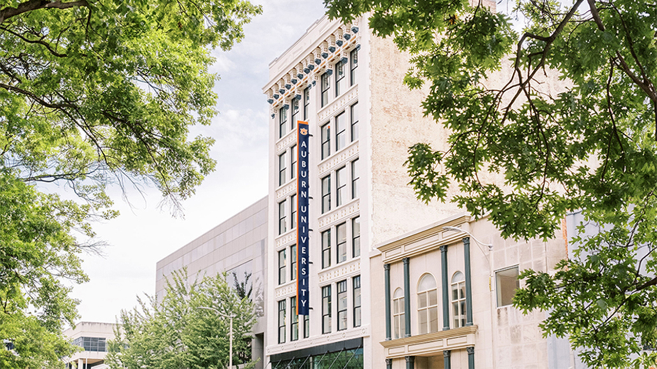 Auburn in Birmingham building