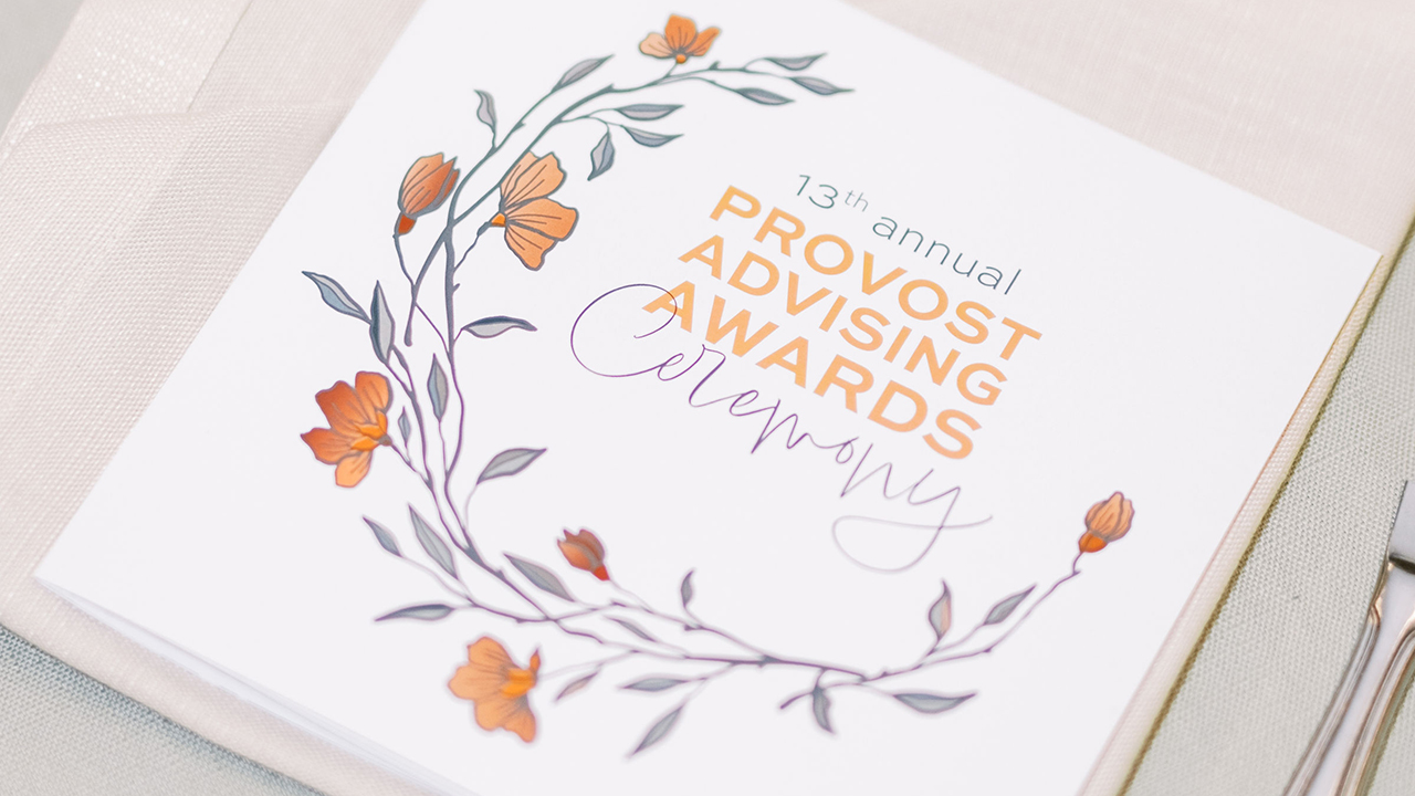 Advising Awards Event Program